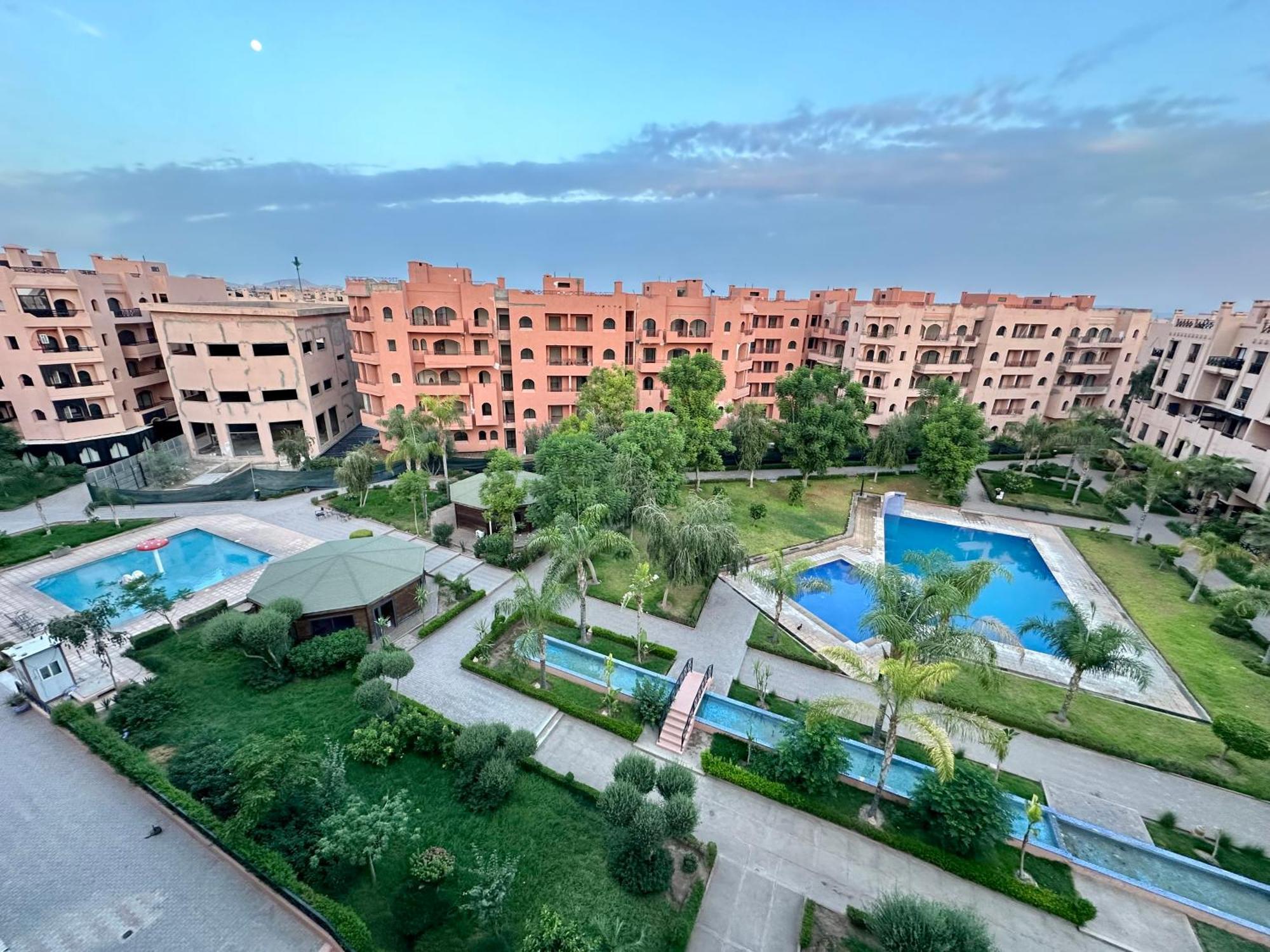 Oasis De Detente Avec Terrasse Et Vue Sur Piscine Marraquexe Exterior foto
