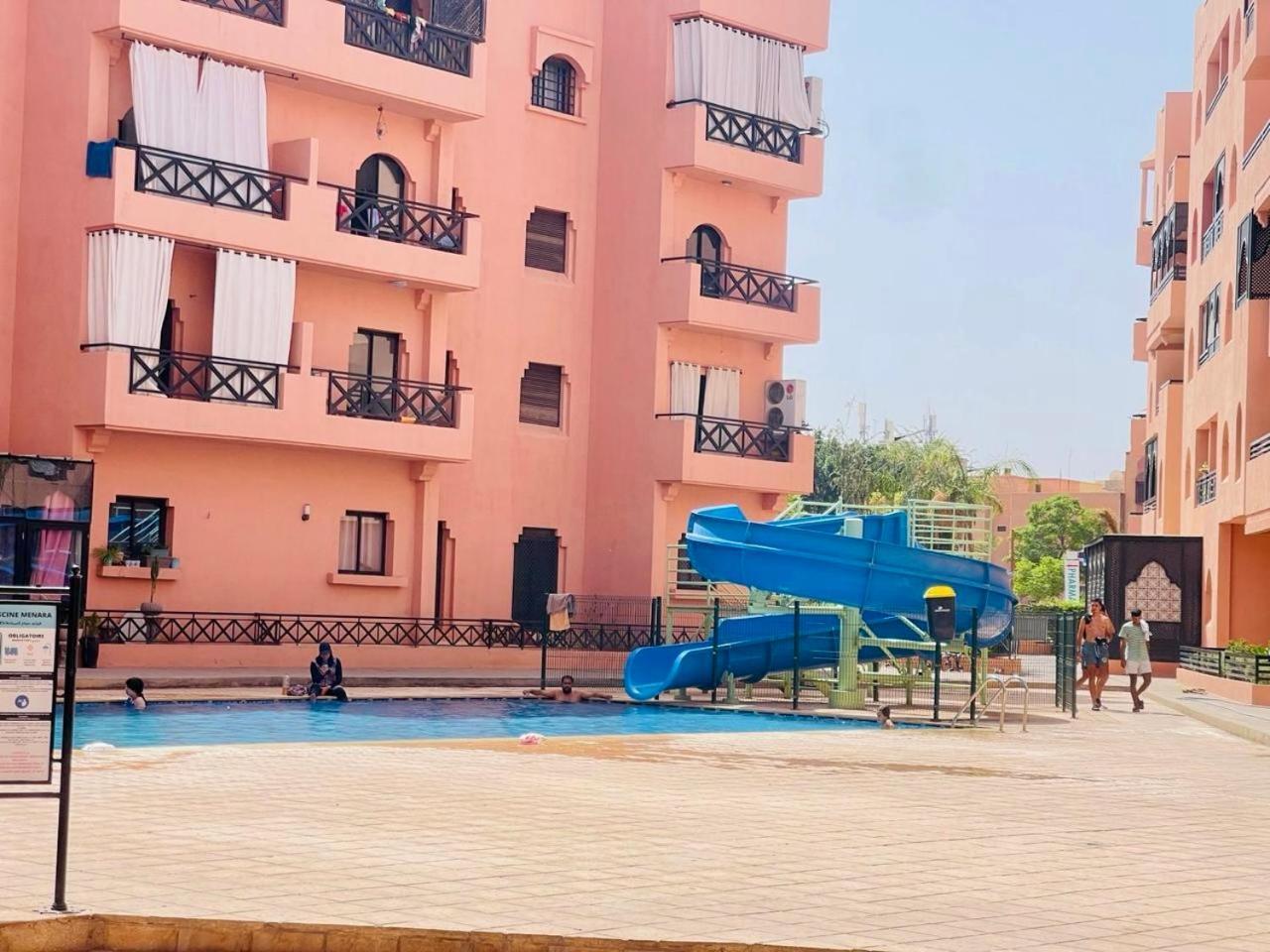 Oasis De Detente Avec Terrasse Et Vue Sur Piscine Marraquexe Exterior foto
